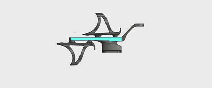 BTA Bottle Mount CNC Aluminium & Kevlar Polymer – Adjustable Garmin & Wahoo Mount