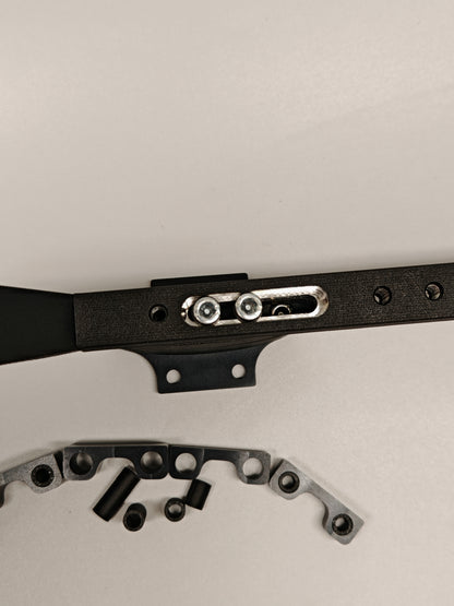 BTA Bottle Mount CNC Aluminium & Kevlar Polymer – Adjustable Garmin & Wahoo Mount